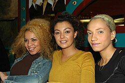 Tic Tac Toe in 2006. From left: Ricarda Wältken, Marlene Tackenberg, Liane Wiegelmann