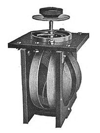 Variometer from radio allows inductive coupling to be varied