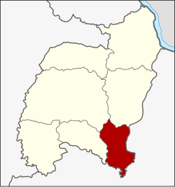 District location in Amnat Charoen province