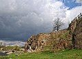 Granite banks of Ros river in Bohuslav