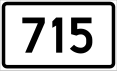 County Road 715 shield