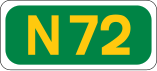 N72 road shield}}