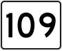 Route 109 marker