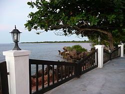 The western shores of the Indian Ocean as seen from Mtwara.