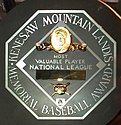 MLB MVP Award plaque