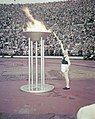 Olympic cauldron at Helsinki 1952.