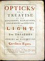 Image 23Isaac Newton's 1704 Opticks: or, A Treatise of the Reflexions, Refractions, Inflexions and Colours of Light (from Scientific Revolution)