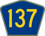 Highway 137 marker