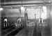 April 1910: 1:00 A.M. Pin boys working in Subway Bowling Alleys, 65 South St., Brooklyn, New York, Lewis Hine photo