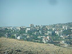 Roadside view of Shuqba, 2012