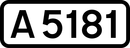 File:UK road A5181.svg