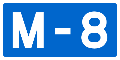 File:Wegschild Montenegro M-8.svg