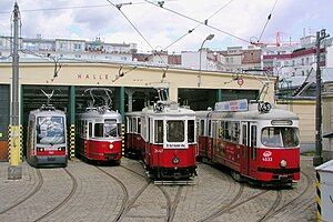 Trams in Vienna