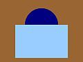 The distinguishing patch of the 52nd Battalion (New Ontario), CEF.