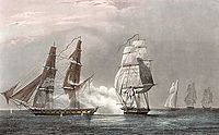 Fight between Renard (1810) and HMS Swallow.