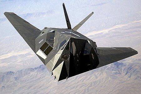 F-117 in flight