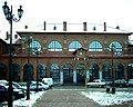 Burdujeni railway station in wintertime