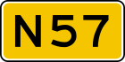 Provincial highway 57 shield}}