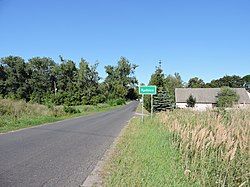 Entrance to the village