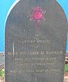 The gravestone of Victoria 'Toyah' Sofaer, 1943