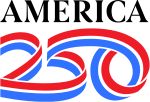 Chermayeff & Geismar & Haviv logo design for America250 (December 4, 2023-2026)