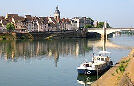 A general view of Chalon-sur-Saône