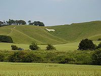 The Cherhill White Horse near Cherhill