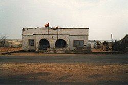 Town hall of Cuito Cuanavale in 1998