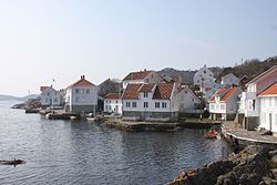 View of the village harbour