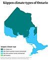 Image 10Köppen Climate Map of Ontario (from Eastern Ontario)