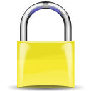 File:Padlock-solid-yellow.svg