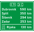 D09 Distance indicator to any places