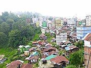 View of Ravangla town