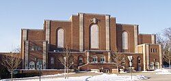 Rec Hall in the Winter