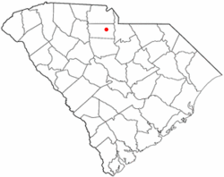 Location of Richburg, South Carolina