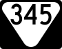 State Route 345 marker