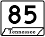 State Route 85 marker