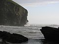 Image 18Rough seas off Trebarwith Strand on the north coast (from Geography of Cornwall)