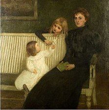 Children With Their Mother