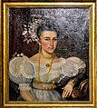 Painting of Elizabeth McNutt on display at the Old Warren County Courthouse