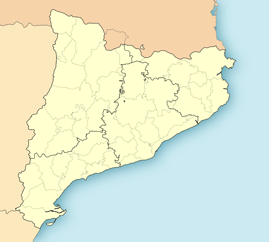 2010–11 Primera Catalana is located in Catalonia