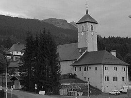 The church in Arâches-la-Frasse