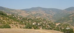 Panoramic view of the village