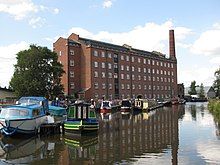 The former Hovis mill on the Macclesfield Canal