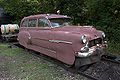 Track Inspection Car, a converted 1951 Chevrolet wagon, is among the exhibits at the Eureka Springs & North Arkansas Railway.