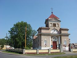 Parish church of St John the Baptist from 1830