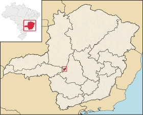 Location of Santa Rosa da Serra