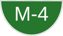 M-4 motorway shield}}