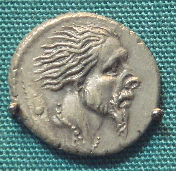 File:RomanSilverDenariusWithHeadOfCaptiveGaul48BCE.JPG