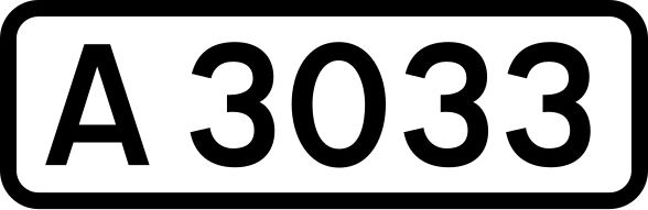 File:UK road A3033.svg